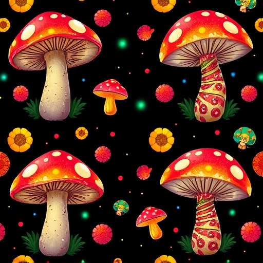 Artistic Magic Mushroom Gummies Patterns