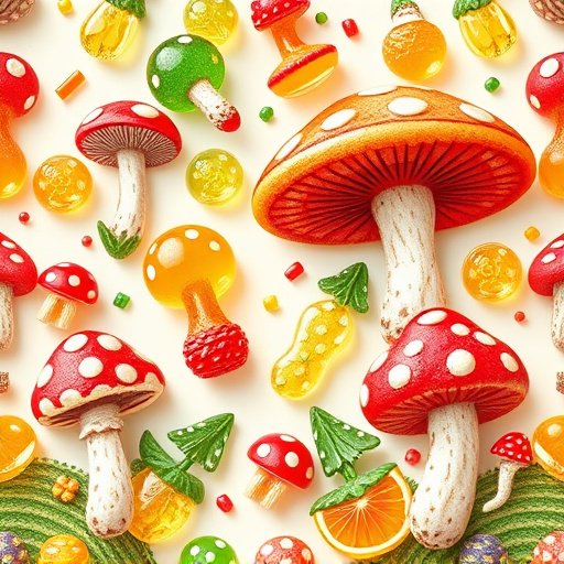 Artistic Magic Mushroom Gummies Patterns