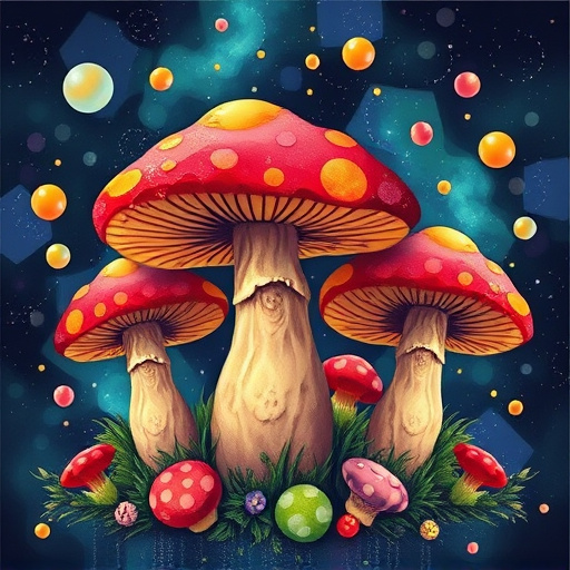 Artistic Magic Mushroom Gummies Patterns