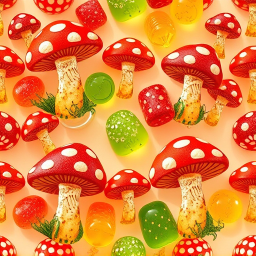 Artistic Magic Mushroom Gummies Patterns