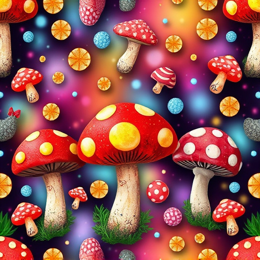 Artistic Magic Mushroom Gummies Patterns