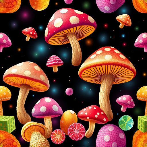 Artistic Magic Mushroom Gummies Patterns