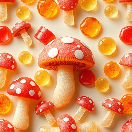 Artistic Magic Mushroom Gummies Patterns