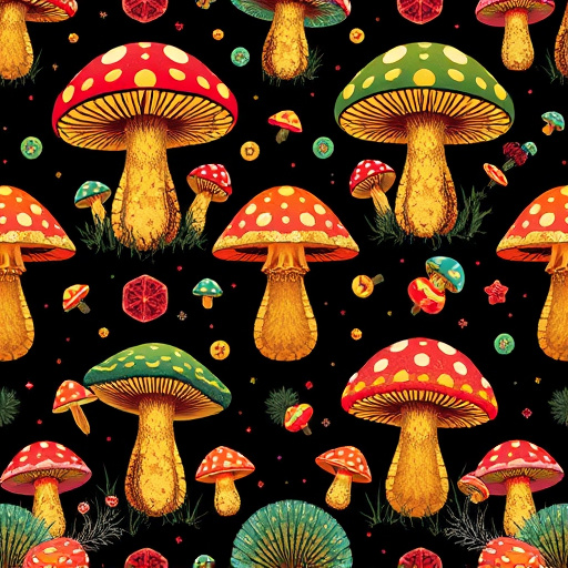 Artistic Magic Mushroom Gummies Patterns
