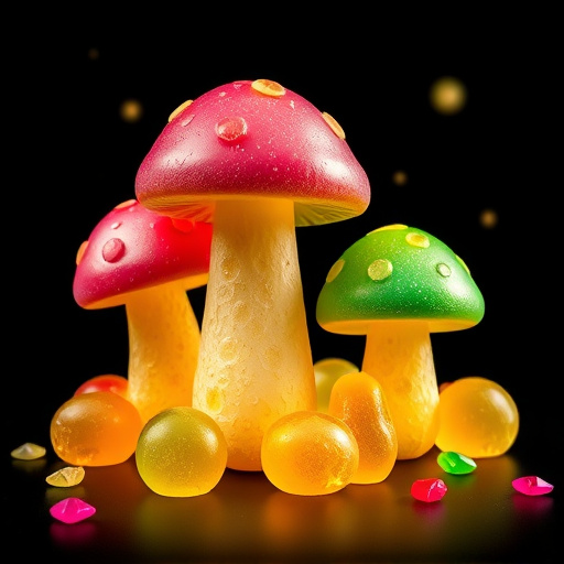 Artistic Magic Mushroom Gummies Patterns