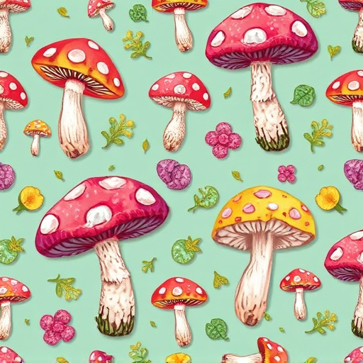 Artistic Magic Mushroom Gummies Patterns