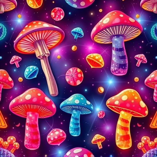 Artistic Magic Mushroom Gummies Patterns