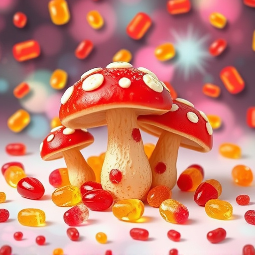 Artistic Magic Mushroom Gummies Patterns
