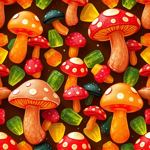 Artistic Magic Mushroom Gummies Patterns