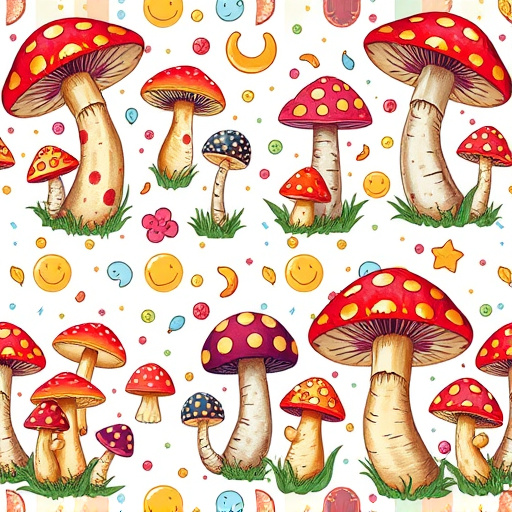 Artistic Magic Mushroom Gummies Patterns