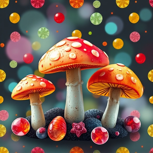 Artistic Magic Mushroom Gummies Patterns
