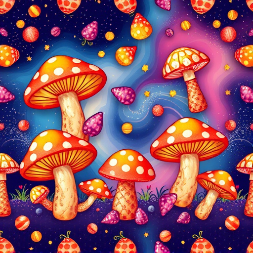 Artistic Magic Mushroom Gummies Patterns