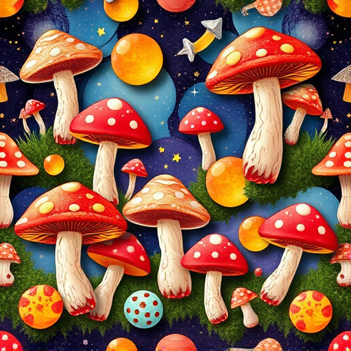 Artistic Magic Mushroom Gummies Patterns