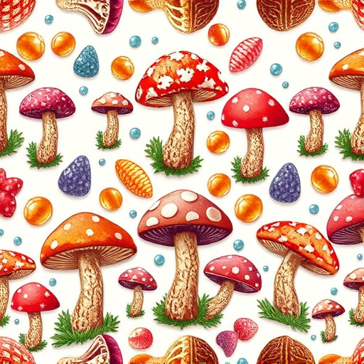 Artistic Magic Mushroom Gummies Patterns