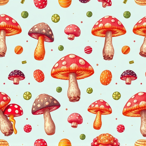 Artistic Magic Mushroom Gummies Patterns