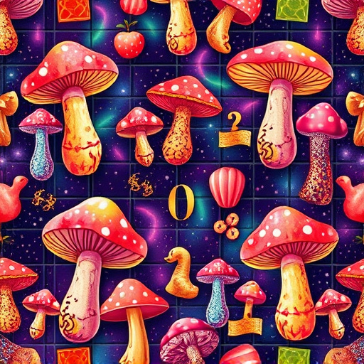 Artistic Magic Mushroom Gummies Patterns