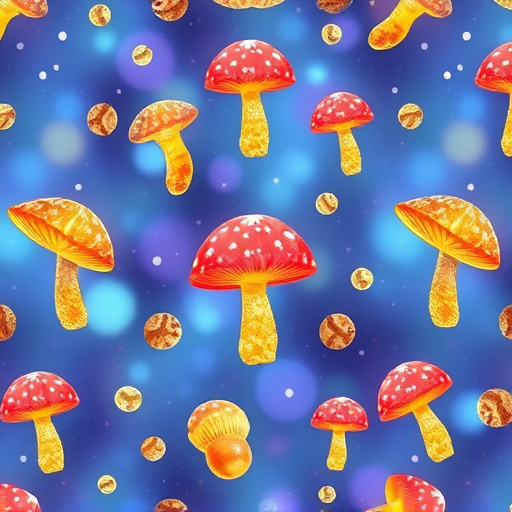 Artistic Magic Mushroom Gummies Patterns