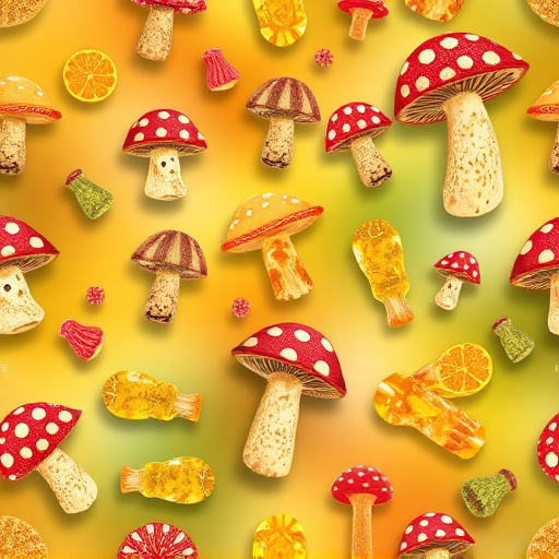Artistic Magic Mushroom Gummies Patterns