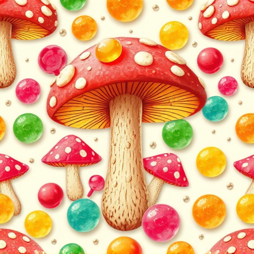 Artistic Magic Mushroom Gummies Patterns