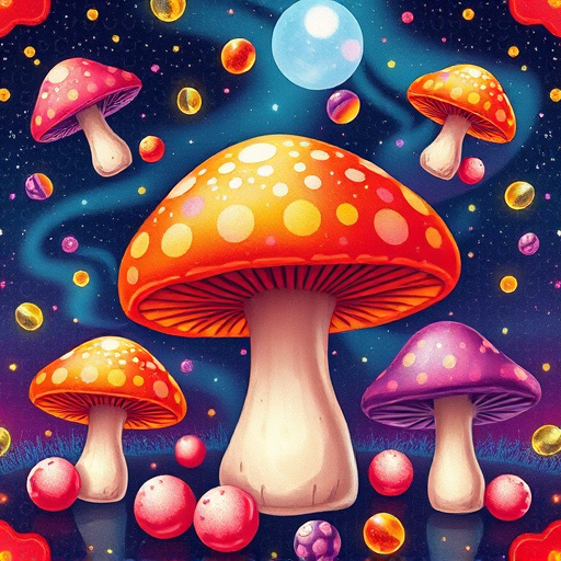 Artistic Magic Mushroom Gummies Patterns