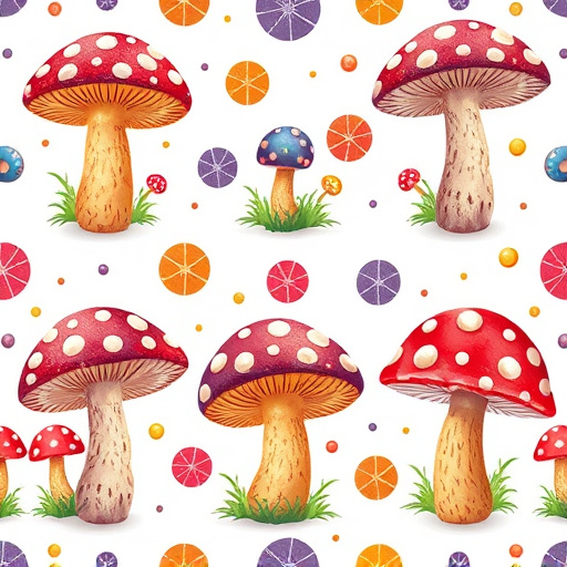Artistic Magic Mushroom Gummies Patterns
