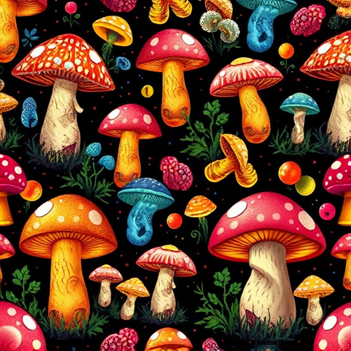 Artistic Magic Mushroom Gummies Patterns