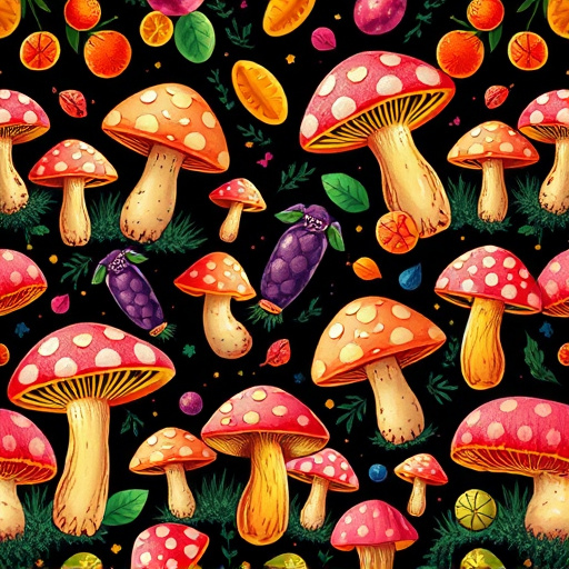 Artistic Magic Mushroom Gummies Patterns