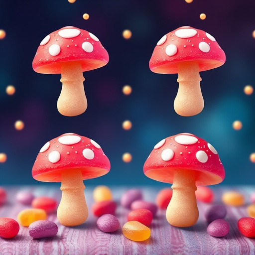 Artistic Magic Mushroom Gummies Patterns