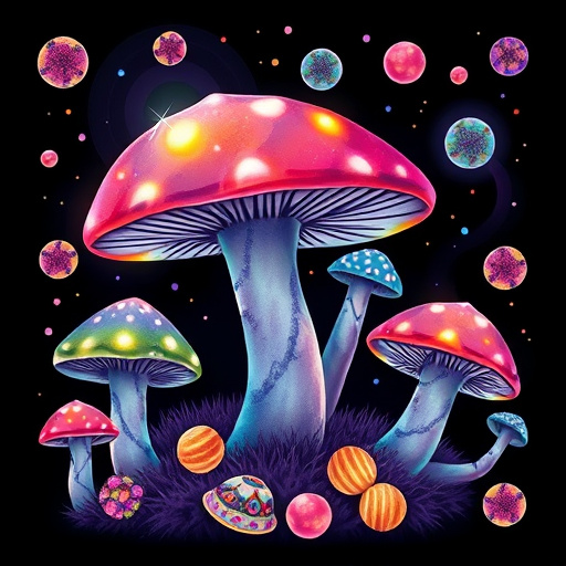 Artistic Magic Mushroom Gummies Patterns