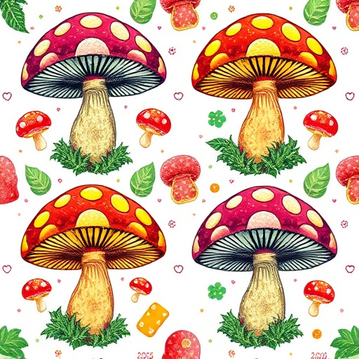 Artistic Magic Mushroom Gummies Patterns