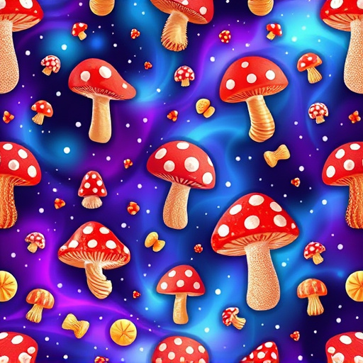Artistic Magic Mushroom Gummies Patterns