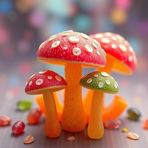 Artistic Magic Mushroom Gummies Patterns