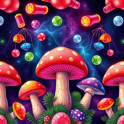 Artistic Magic Mushroom Gummies Patterns