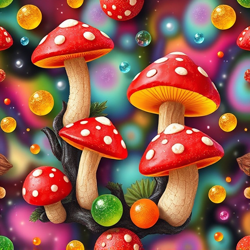 Artistic Magic Mushroom Gummies Patterns