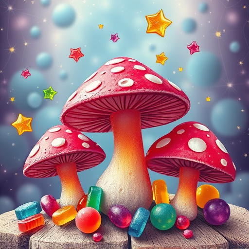 Artistic Magic Mushroom Gummies Patterns