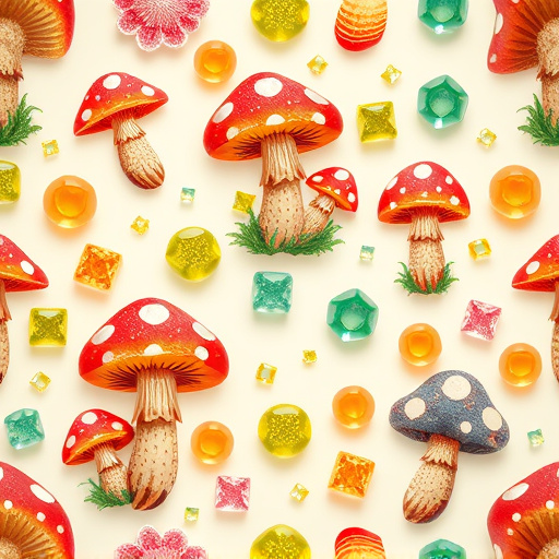 Artistic Magic Mushroom Gummies Patterns