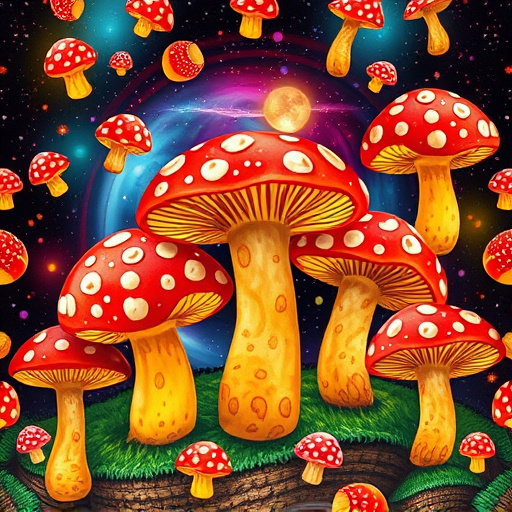 Artistic Magic Mushroom Gummies Patterns