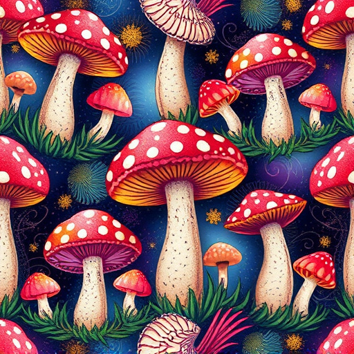 Artistic Magic Mushroom Gummies Patterns