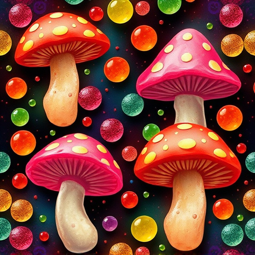 Artistic Magic Mushroom Gummies Patterns
