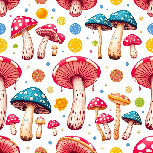 Artistic Magic Mushroom Gummies Patterns