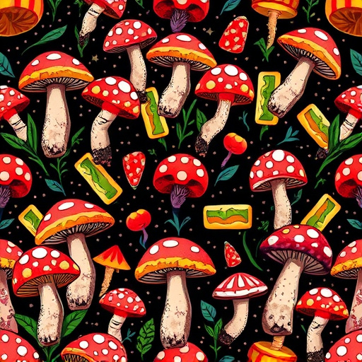 Artistic Magic Mushroom Gummies Patterns