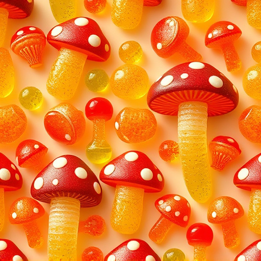 Artistic Magic Mushroom Gummies Patterns