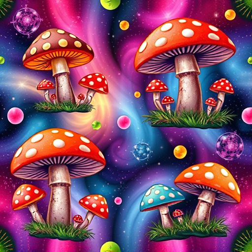 Artistic Magic Mushroom Gummies Patterns