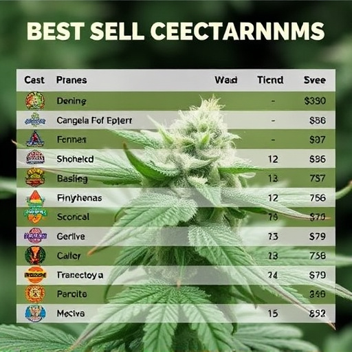 best selling cannabis strains