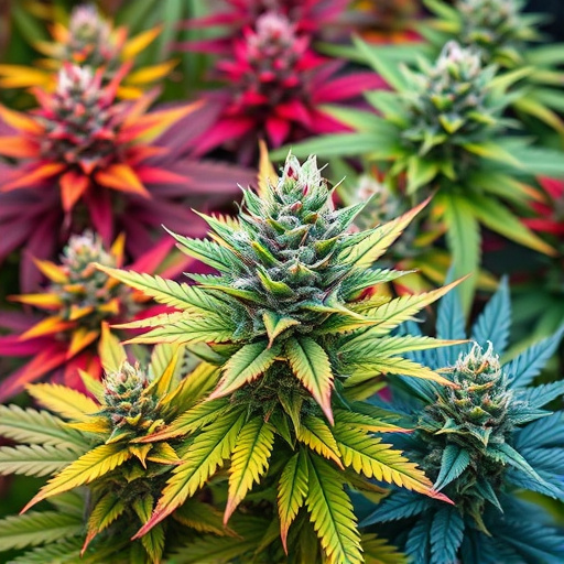 colorful cannabis strains