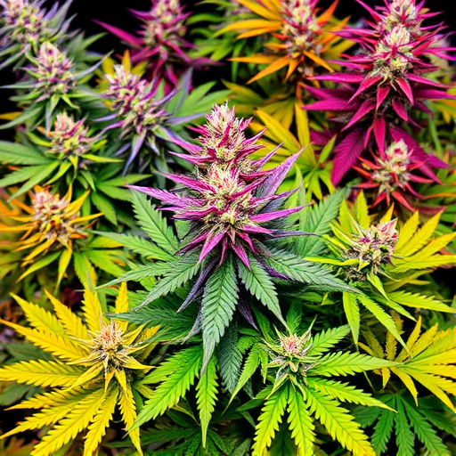 colorful cannabis strains