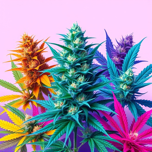 colorful cannabis strains