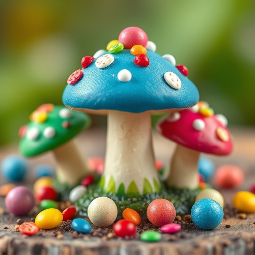 Colorful Magic Mushroom Chocolates