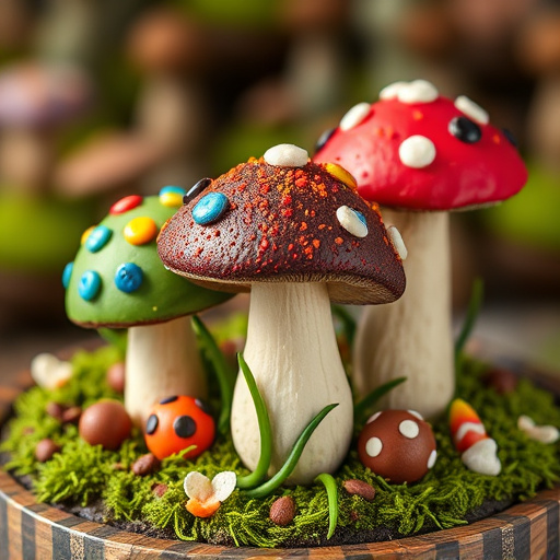 Colorful Magic Mushroom Chocolates