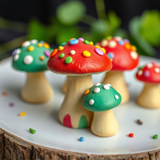 Colorful Magic Mushroom Chocolates